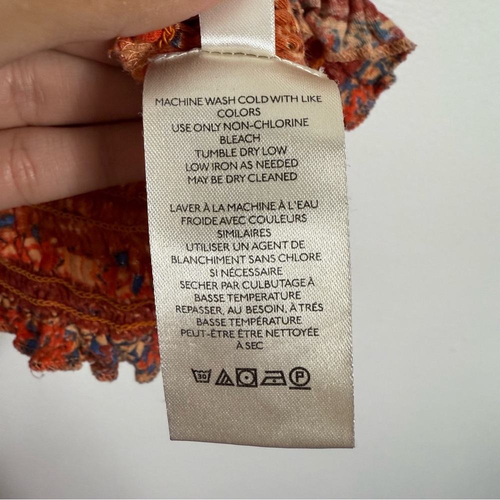 Free People Next Vacation Boho Top Small - Picture 4 of 7